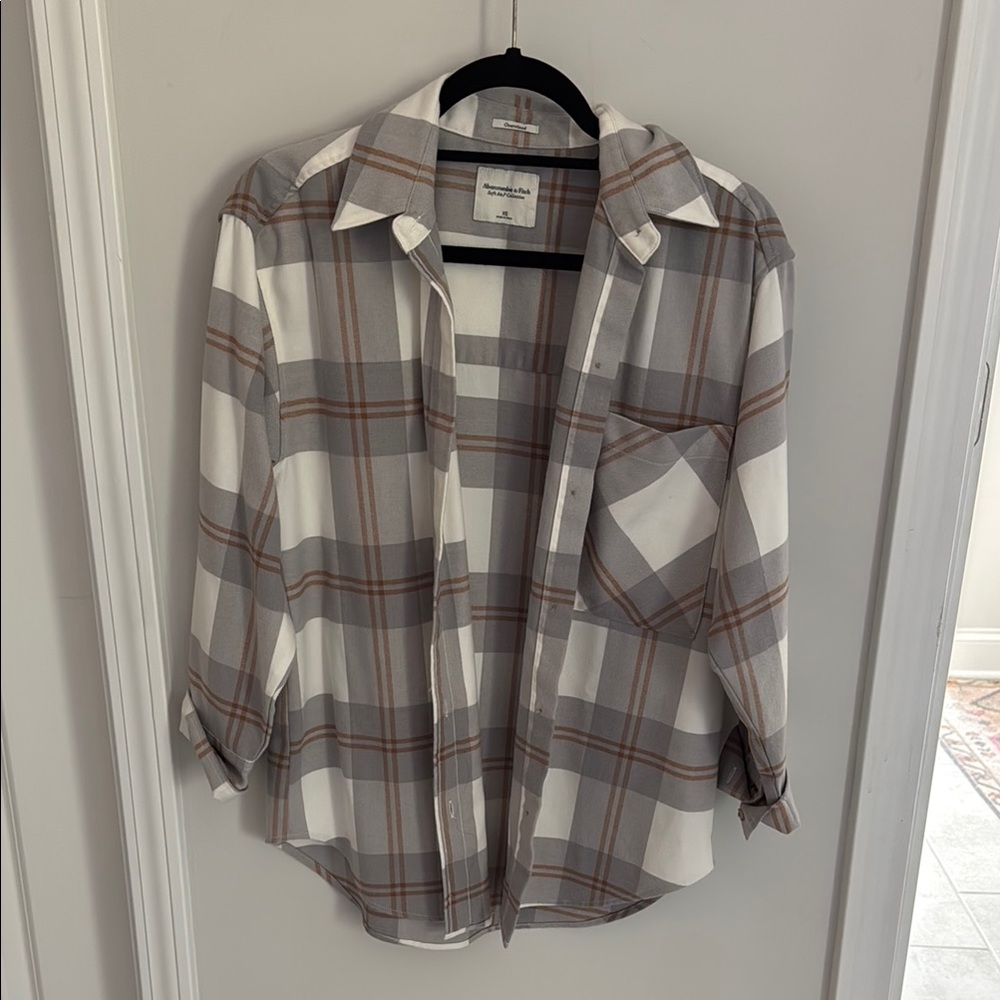 Abercrombie oversized Button-Up Shirt